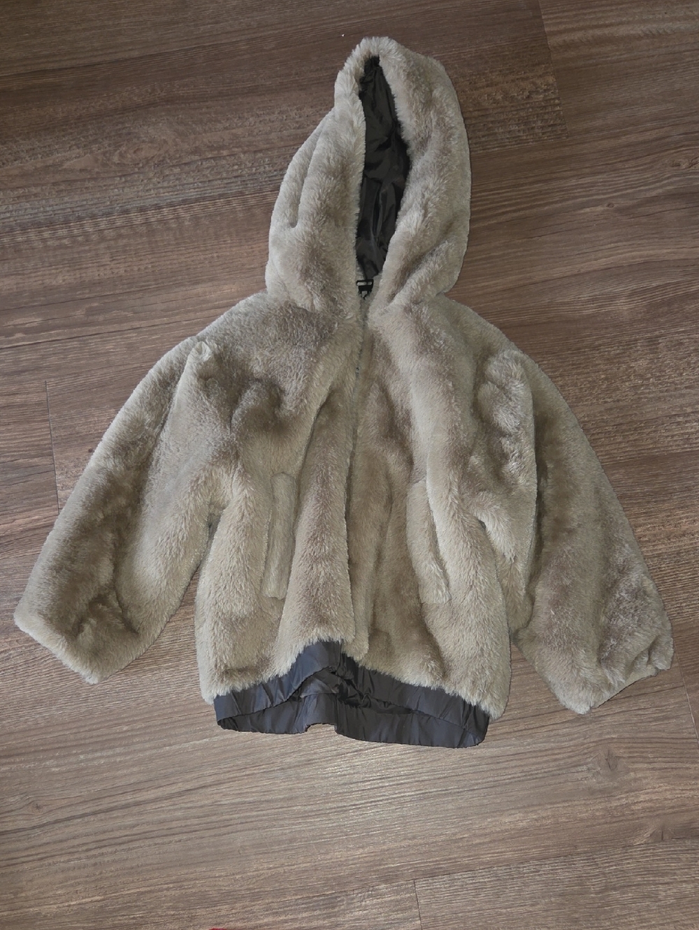Girlz Zara Faux Fur Hooded Jacket